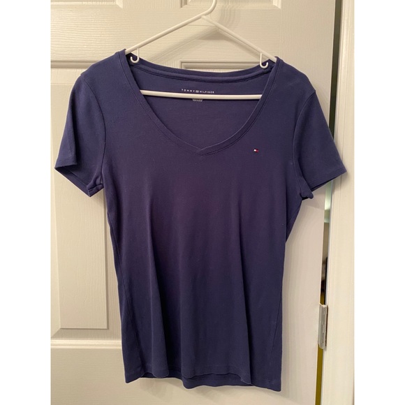 Navy Tommy Hilfiger Tee - Picture 1 of 2